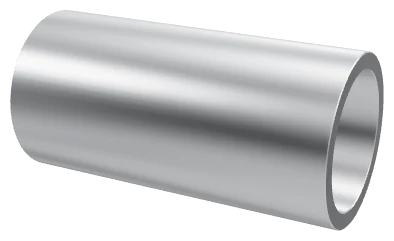 Caño redondo de aluminio renderizado en 3D por la calculadora de Multibujes